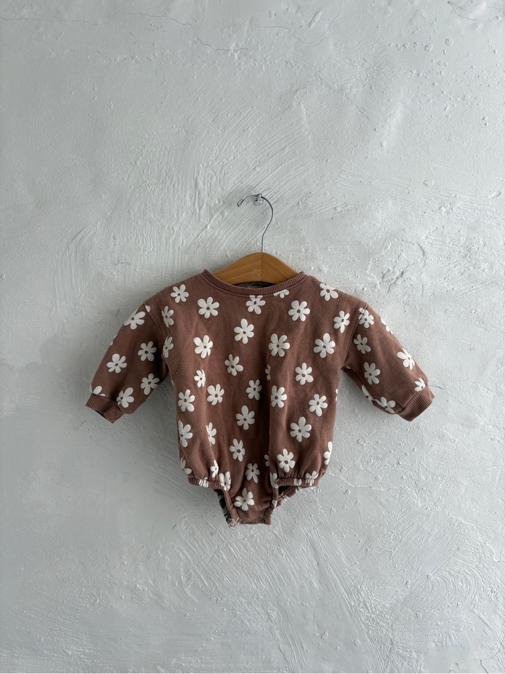 Grayson Threads Collective Baby Girls' Bubble Floral Sweatshirt Romper